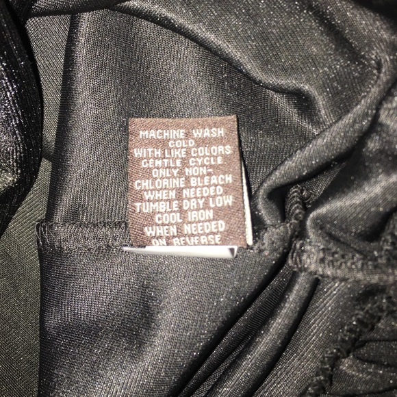 💋SALE💋NWT Fever velvet-like black dress size L - Picture 7 of 8